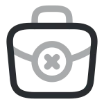 Brifecase Cross SVG Icon